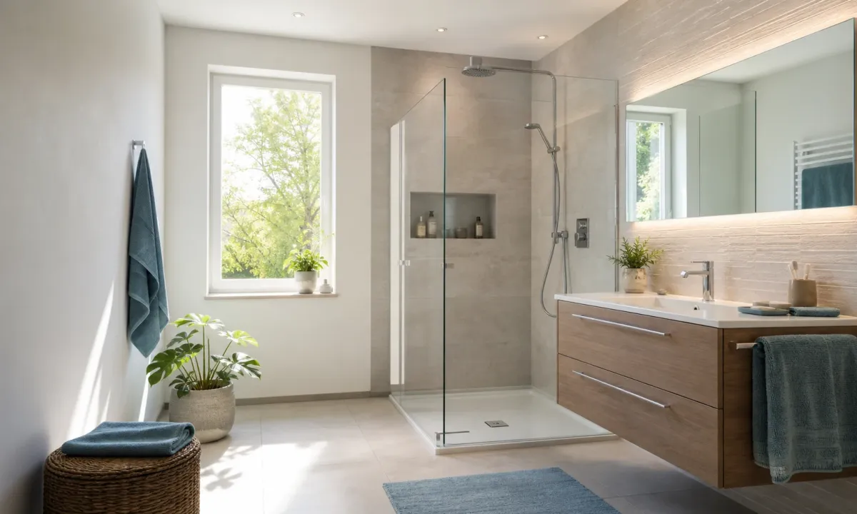 Modernes Badezimmer als Motiv für den Bad Budgetrechner